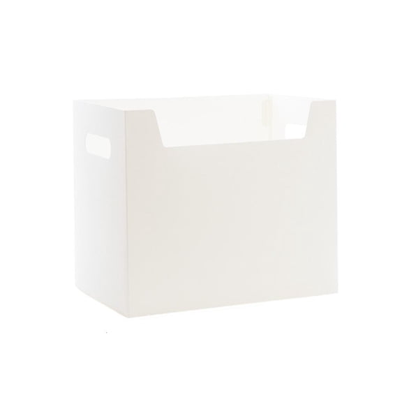HONCLL File Bin Storage Organizer Basket Container with Handle for Home Office Kitchen