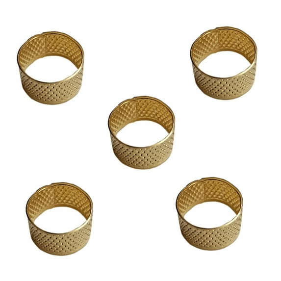 Tizuqe Finger Protector 1/5/10pcs Antique Thimble Rings Handworking Sewing Thimble Needle Craft Household DIY Sewing Accessory