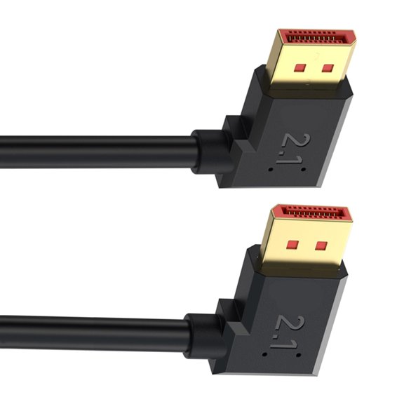 Tizuqe Flexible Angled 2.1 Video Cable 16K Resolution 54Gbps Transmission