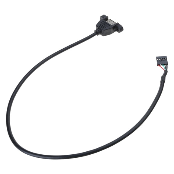 Tizuqe USB2.0 Female to 5Pin Female USB IDC Header USB IDC Motherboard Header Cable for Easy Installation and Stable Connection