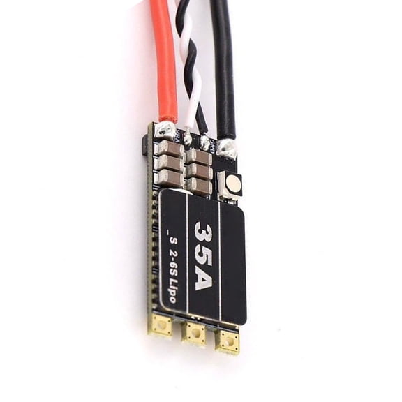 Tizuqe For BLHeli-S 35A 45A Drones Speed Controller 2-6S Power Supply with LED Light For F3 F4 F7 Drones Accessories