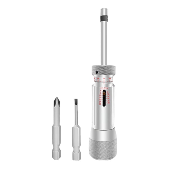 Tizuqe Functional Steel Torques Screwdriver with Quickly Locking Bit System