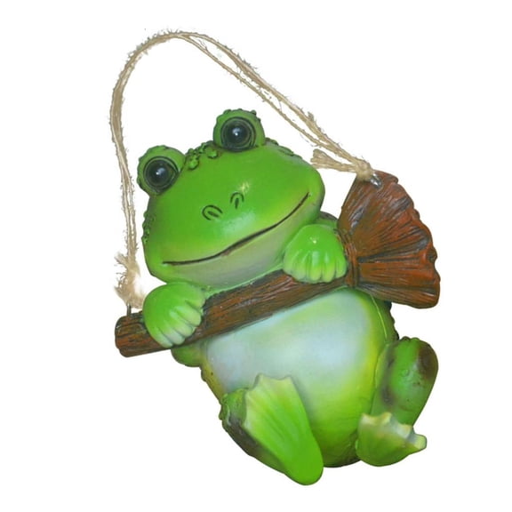 Tizuqe Garden Swing Frogs Statue for Indoor and Outdoor Home Decorations Housewarming