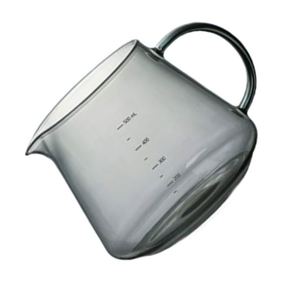 Tizuqe Glass Coffee Servers Coffee Pours Over Sharing Pot Iced Teas Water Beverage Pours Over Dripper with Scale Drinkware