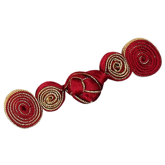 Tizuqe Gourd Shape Clothes Button Chinese Sewing Fastener for Frog Closure Button Faste