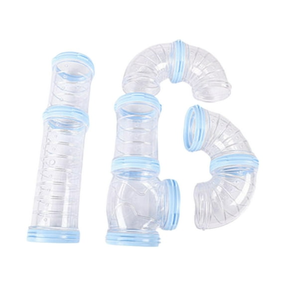 Tizuqe Pet Small Hamster Tube Excercise Toy DIY Clear Tunnel Assemble Track