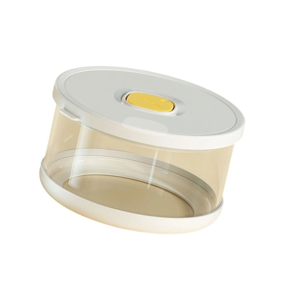Tizuqe Heat Resistant Borosilicate Glass Lunch Box With Leak Proof Lid Microwave Safe Food Container