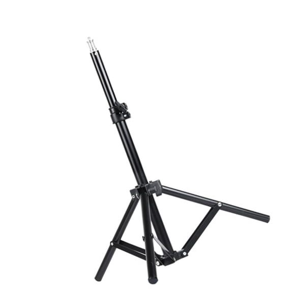 Tizuqe Heavy Duty Adjustable Light Stand with 1/4in Screw Foldable Design Secure Locking For Studio Lighting Stability