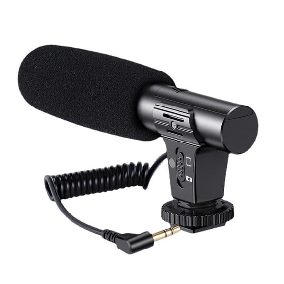 Tizuqe High Performances DSLR Shotguns Microphones 1/4Inch Mount For Documentary Interviews Videos