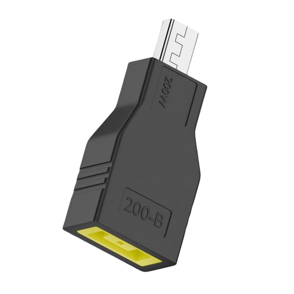 Tizuqe High Power DCs to Square Plug Connectors Laptop Adapter 200W Supports Quick Charging for Home Office and Travel