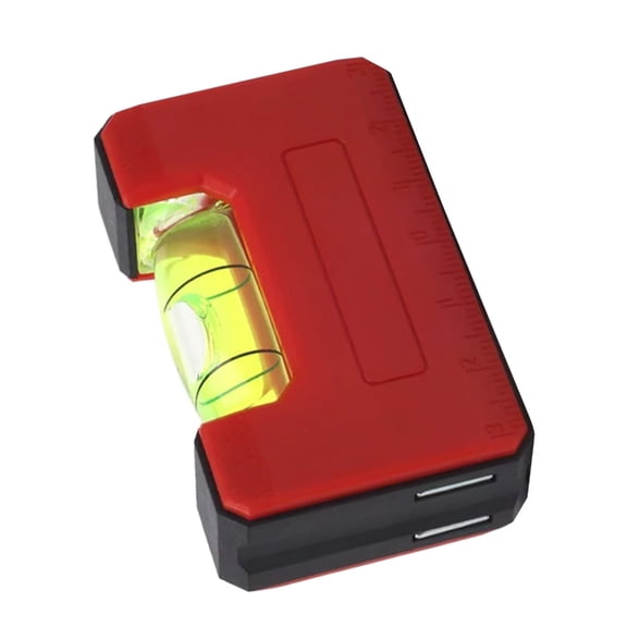 Tizuqe High Precise Single Bubble Magnetic Level 60mm in Plastic Material Perfect for DIY Projects and Professional Applications