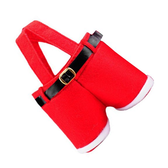 Tizuqe Holiday Stocking Candy Pouches Efficient Cloth Gift Bags Decorative Bottle Cover Christmas Party Supplies User friendly