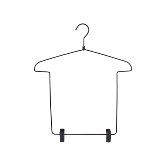 Tizuqe Iron Clamp Hanger For Closet Arrangement Body Shape Coat Rack Garments Holder