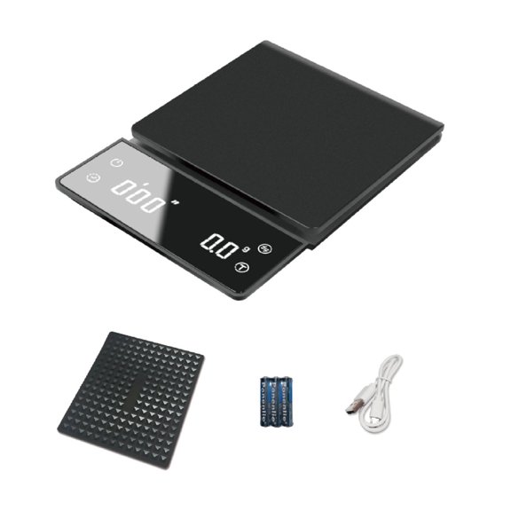 Tizuqe Kitchen for Tour Coffee Scale for w/ Timer 3kg/0.1g High Precision Pour Over Dri