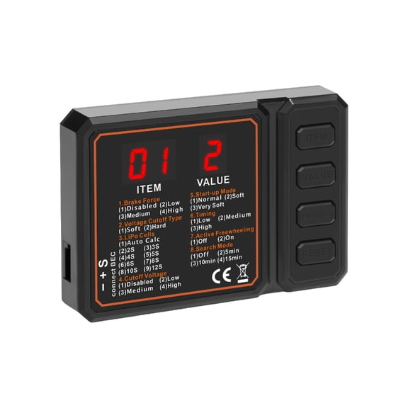 Tizuqe LCD Display Programming Card Brushless Controller Programming Card