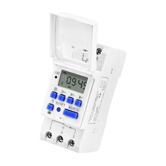 Tizuqe LCD Display Time Control Switches Programmable Digital Time Relays Easy to Install