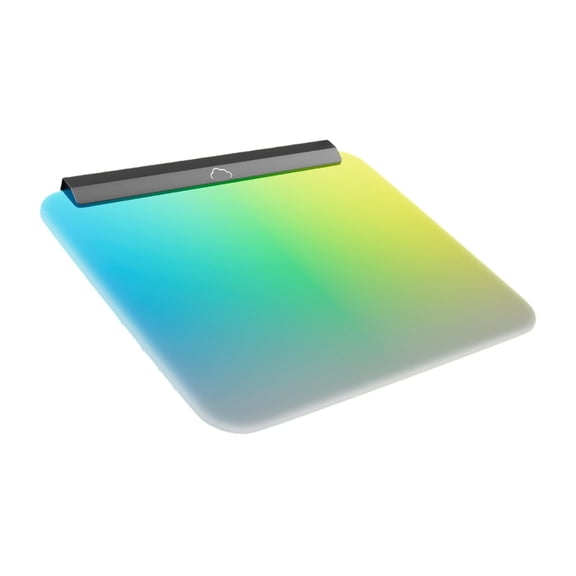 Tizuqe LED Mouse Pad Small Mat with 7 Colors Lights Mouse Pad Small Nonslip Rubber Base