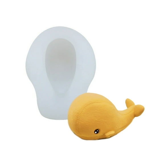 Tizuqe Large Whale Silicone Mold for Unique Cake Creation 3D Ocean Shaped Dessert Mould Home Baking Accessories
