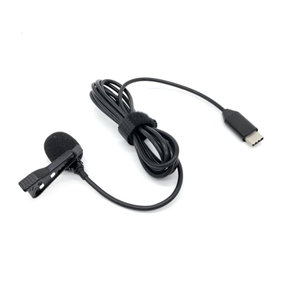 Tizuqe Lavalier Microphone For X4 Clearly Sound Captures for Outdoor Interviews and Video Production Noise Reduction