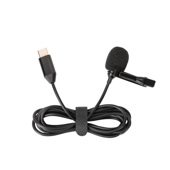 Tizuqe Lavalier Microphone for 360 X4 Camera Accessories Clip-On Handheld Omnidirection
