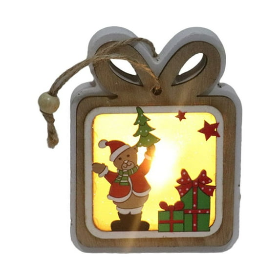Tizuqe Light DIY Christmas Ornaments Christmas Tree Hanging Ornaments Xmas Festival