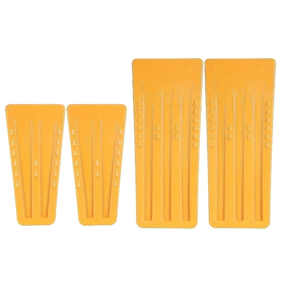 Tizuqe Logging Splitting Wedges Spiked Design For Tree Cutting & Chainsaw Rescues 4pcs