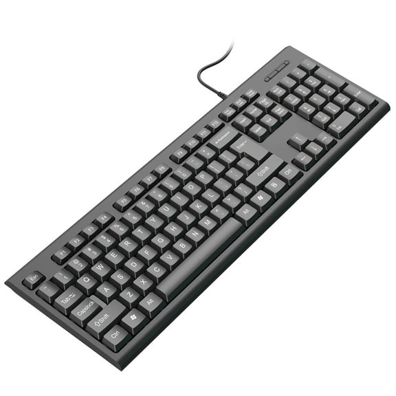 Tizuqe Mechanical Gaming Keyboard Chocolate Keycap Keyboard 104 Keys Corded Computer Keyboard for Laptop PC Gamer Office Work