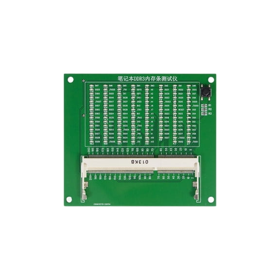 Tizuqe Diagnostic Tool with LED Indicator Memory Test Card for Computer Enthusiast DDR5 DDR4 DDR3 Memory Slot Tester