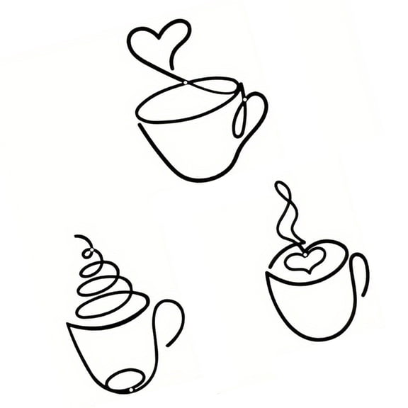 Tizuqe Metal Coffee Sign Wall Decors for Home Kitchen Cafe Restaurant Coffee Station Gift for Coffee Lover Birthday Christmas Thanksgiving