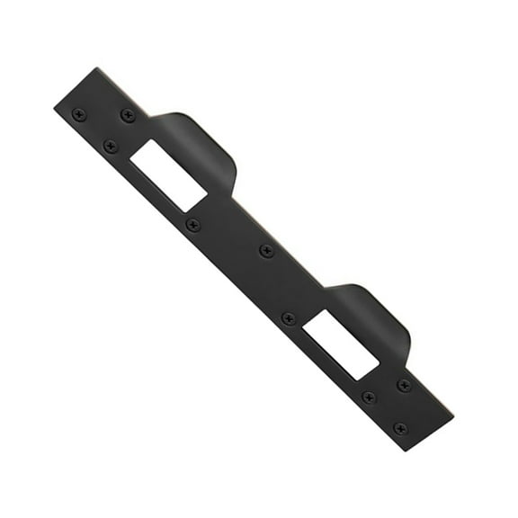 Tizuqe Upgraded Resilient Metal Plate Solid Door Plate Striker Plates for 5-1/2” to 6”