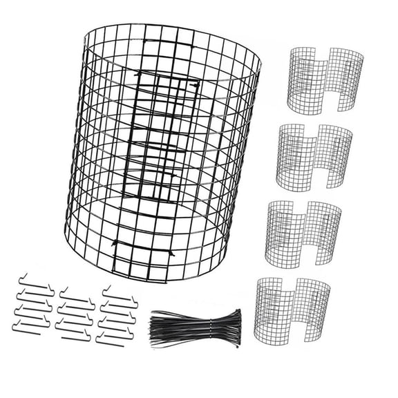 Tizuqe Metal Tree Protector Net Mesh Cover For Preventing Rodents Damage And Support