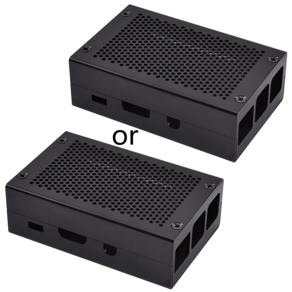 Tizuqe Metal for Case for 3 Model B Pi 2 B Heat Dissipation Cooler Box for Pi 4B Enclosure