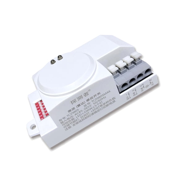Tizuqe Motion Sensors Switches High Sensitivity Microwave Detector Light Switches