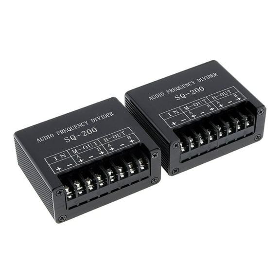 Tizuqe Midrange Speaker Crossover SQ200 Car Audios Frequency Divider Simple Installs