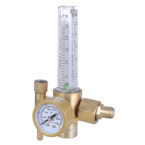 Tizuqe Mig/Tig Flow Meter Regulator CO2 Argon Pressure Reducer Gauge Weld Flowmeter