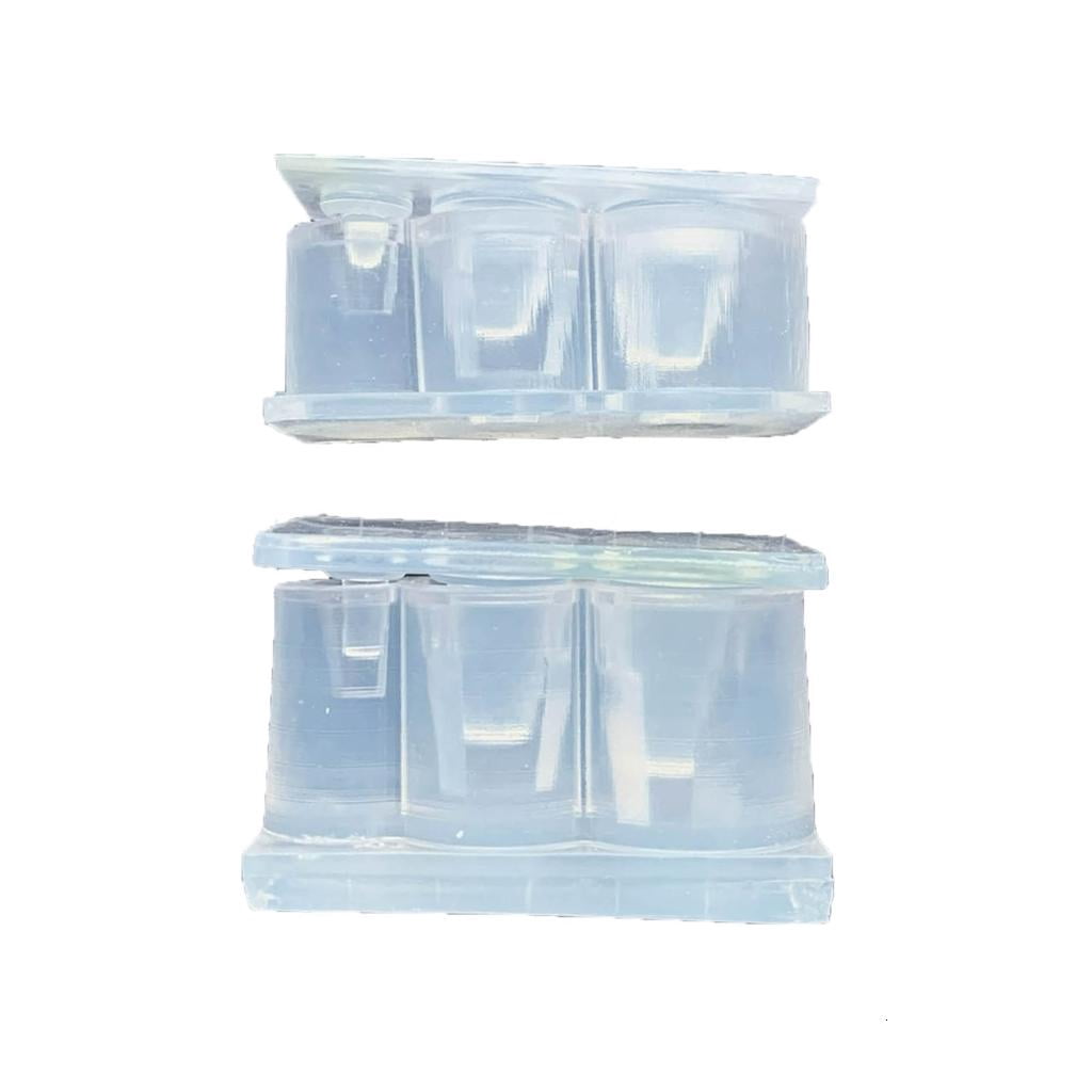 Tizuqe Mini Cup Silicone Molds DIY Crafting Epoxy Resin Mold Mini ...
