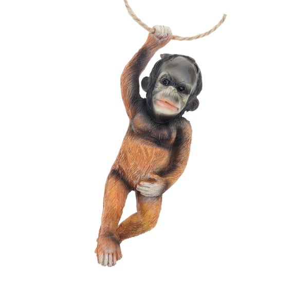 Tizuqe Monkey Design Resins Hanging Miniature Figurine For Festives Home Arrangement