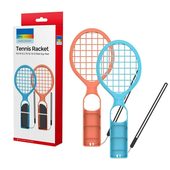 Tizuqe Motion Sensors Tennis Rackets Pair Lightweight Ergonomic Design Tennis Rackets Set Gaming Accessories for NS2 Switch2