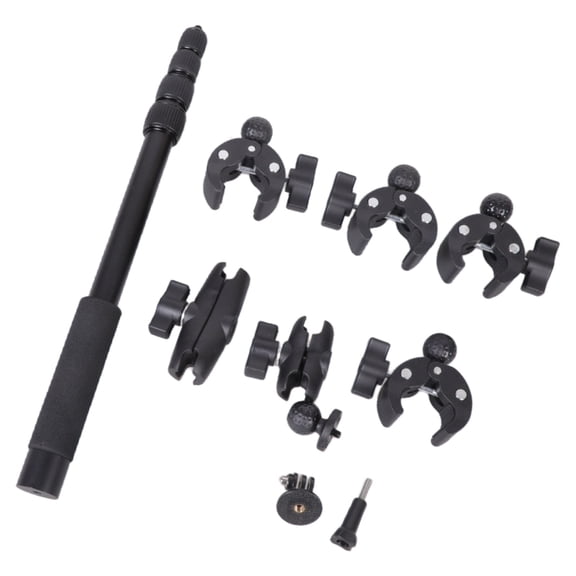 Tizuqe Adjustable Camera Mount Set With Extendable Arm 360 Rotation Ball Head For Motor