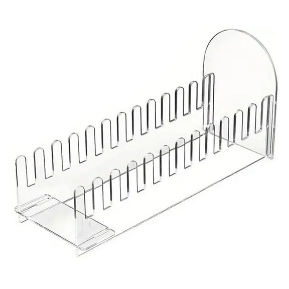 Tizuqe Multifunctional 12 Tiers Acrylic Card Display Stand Scratch Resistant Compacts Design Perfect For Exhibiting Invitation