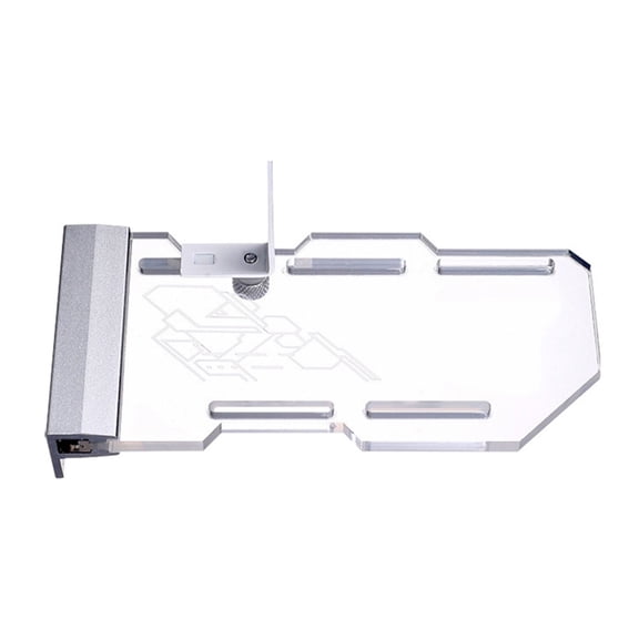 Tizuqe Multiple Position Acrylic GPU Support Stand Featuring ARGB Light Synchronization Technology for Desktop PC Case