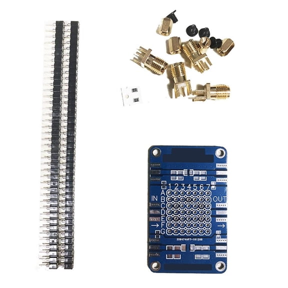HONCLL NanoVNA Testboard Kit Vector Analyzer Web Test Board VNA RF Demo Set Measurement DIP SMT Device Tool Durable Spare Parts