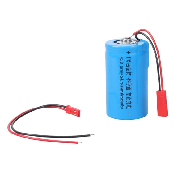 Tizuqe NonCharge No.D Dummy Battery Replacement Placeholder No.D Size Compatible for Home Appliances Toy Small Fan Projects
