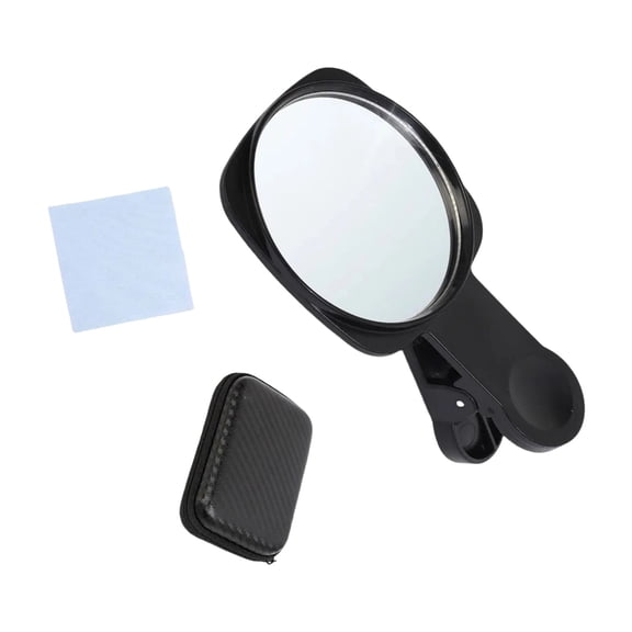 Tizuqe Nonslip Cellphone Selfie Mirror for Back Camera Includes Portable Case and Cloth
