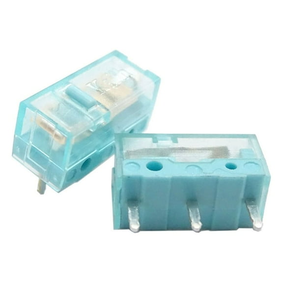 Tizuqe Original Kailh Blue GM 8.0 Mouse Micro Switch Micro Button Gold Contactor 90 Million Click Life 3 Pin Blue Dot
