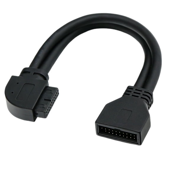 Tizuqe PC Case Front Panel USB3.0 Extension Cord 25cm For PC Builds Servers Cord 25CM