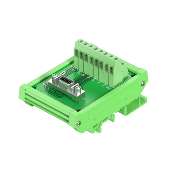 Tizuqe PLC Interfaces Board with SCSI Female Header, Easy Installs Rail Mounted Terminal SCSI14 SCSI20 SCSI26 SCSI50 SCSI100