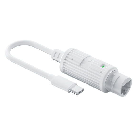 Tizuqe POE Adapter 48V to Type C 5V2.4A Output Compactly POE to Type C Converter for Electronics Intelligent Phones/Tablets Office Use