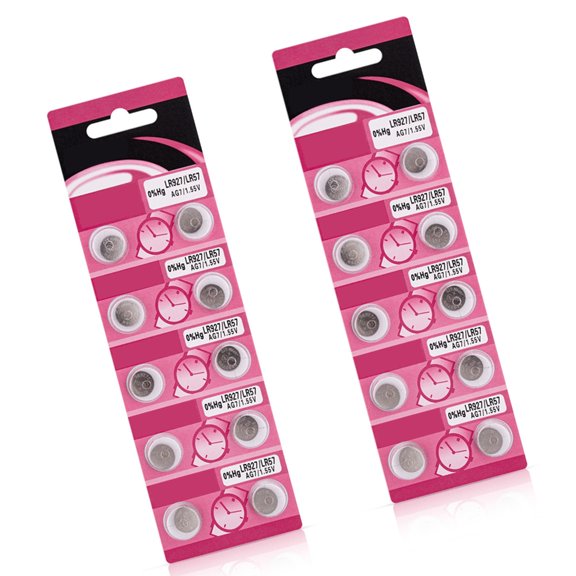 Tizuqe Pack Of 10/20 AG7 LR927 Alkaline Button Cell Batteries AG7 Batteries LR927 Batteries For Small Electronics and Toy