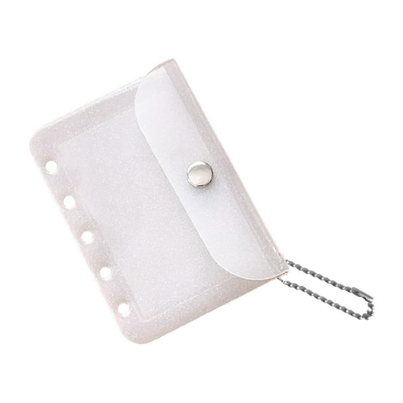 Tizuqe Pack Of 10 PP Card Case Waterproof Transparent Binder Pockets Storage Container